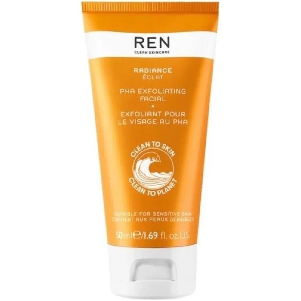 NEW REN Clean Skincare Radiance PHA Exfoliating Facial 50ml 1.69 fl oz